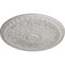Ekena Millwork Raymond Ceiling Medallion (Fits Canopies up to 5 3/8"), 18"OD x 1 1/4"P, Ultra Pure White CM18RA2UWF - alternate 4